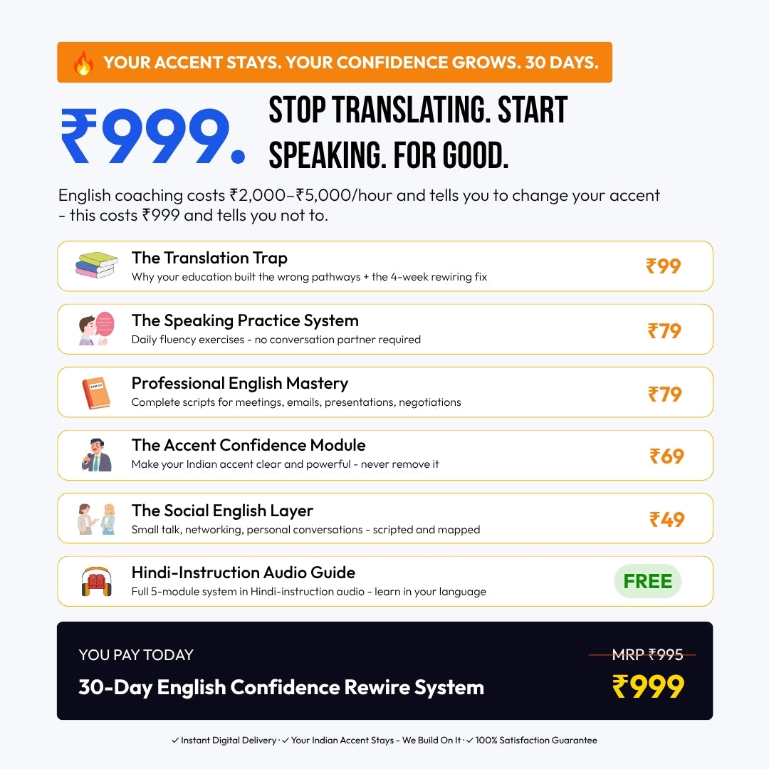 The 30-day English Confidence Rewire System