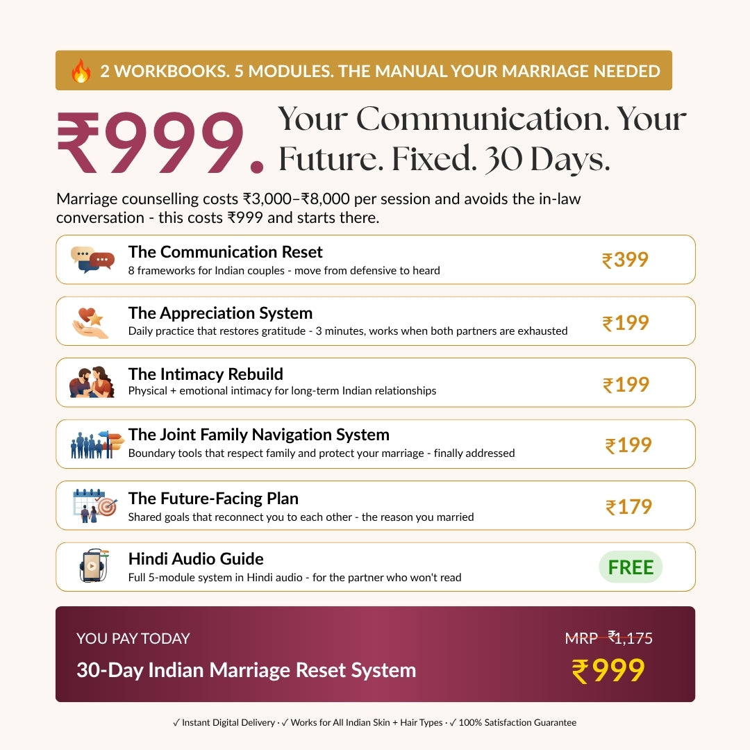 THE 30-DAY INDIAN MARRIAGE RESET SYSTEM