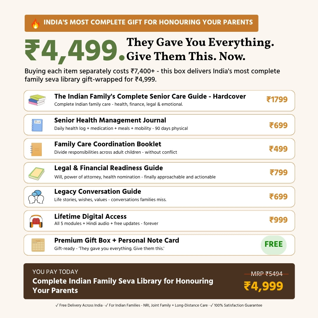 The Complete Indian Family Seva Library For Honouring Your Parents