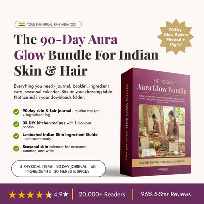 The 90-Day Aura Glow Bundle For Indian Skin & Hair