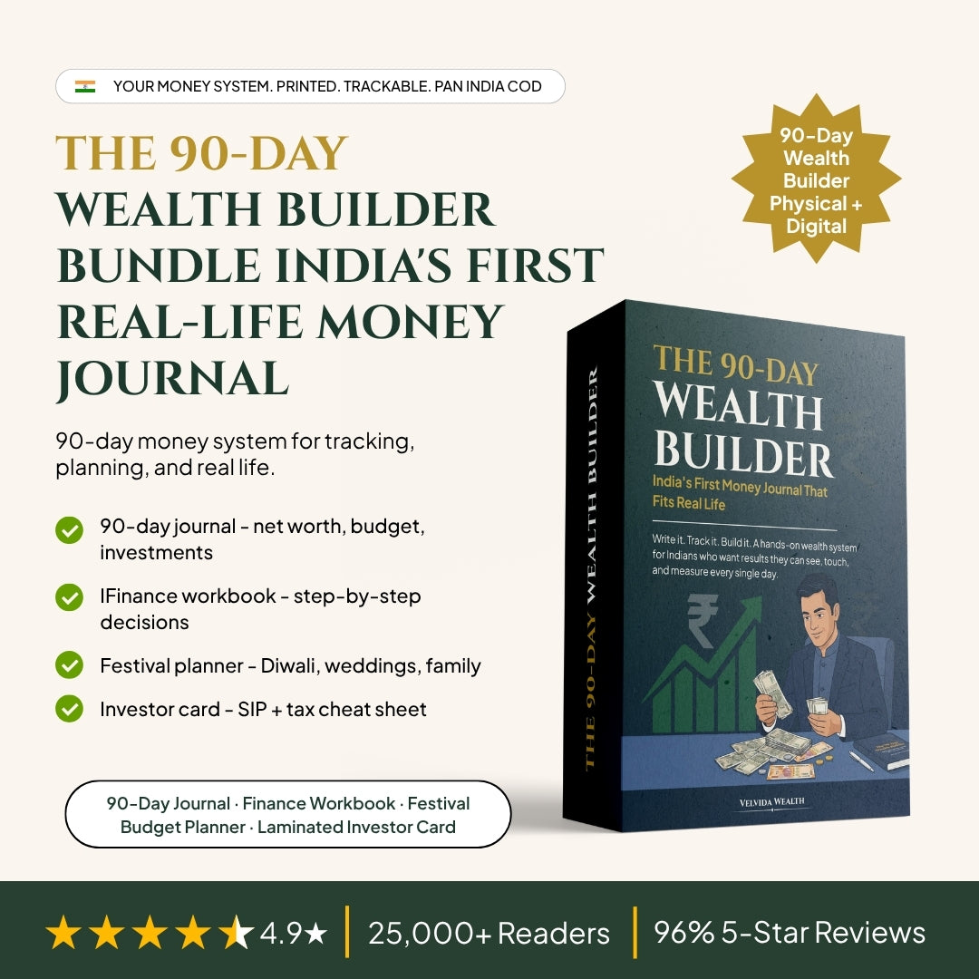 The 90-day Wealth Builder Bundle India's First Real-life Money Journal ER