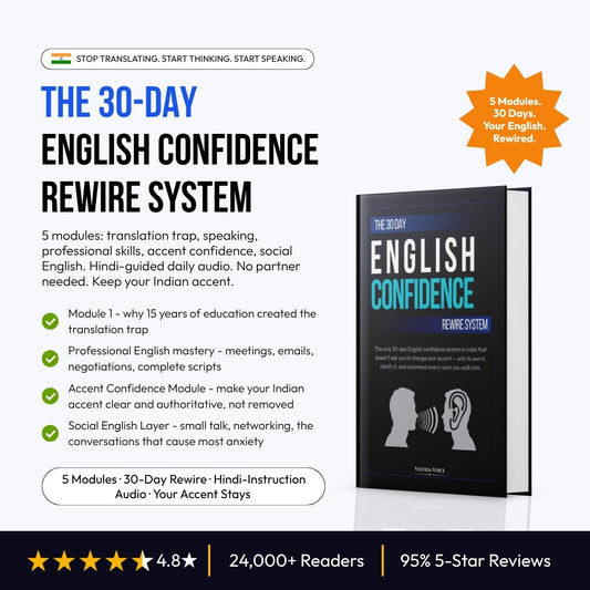 The 30-day English Confidence Rewire System