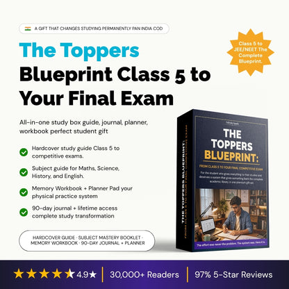 The Toppers Blueprint Class 5 to Your Final Exam
