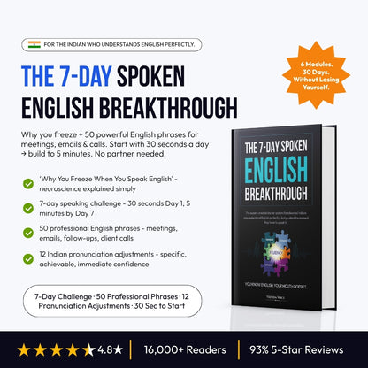 THE 7-DAY SPOKEN ENGLISH BREAKTHROUGH