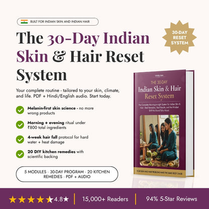 The 30-Day Indian Skin & Hair Reset System