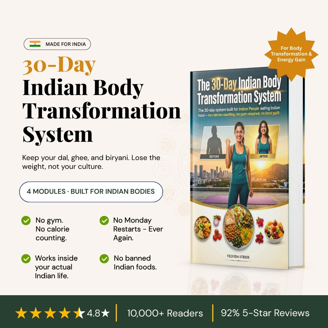 The 30-Day Indian Body Transformation System: Reset Your Body. Keep Your Food.
