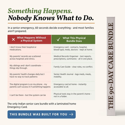 The 90-Day. Care Bundle Every Indian Parent Needs.