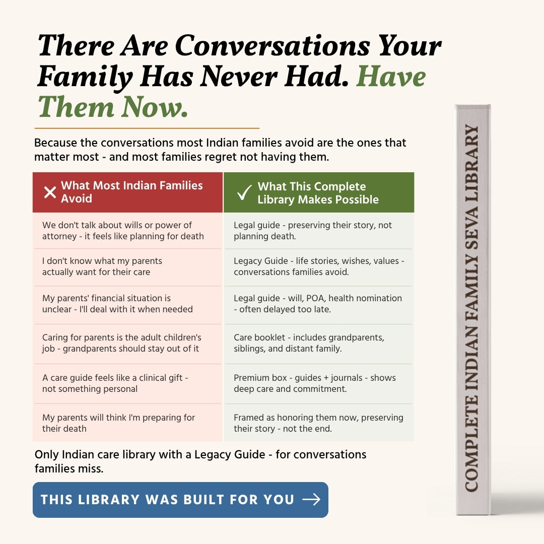 The Complete Indian Family Seva Library For Honouring Your Parents
