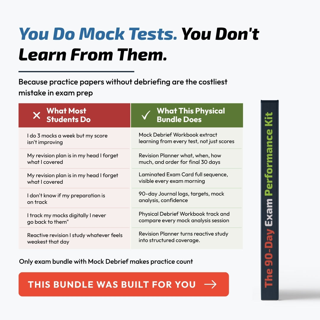 The 90-Day Exam Performance Kit That Finally Makes Practice Count.