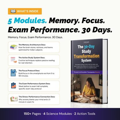 The 30-Day Study Transformation System