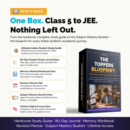 The Toppers Blueprint Class 5 to Your Final Exam