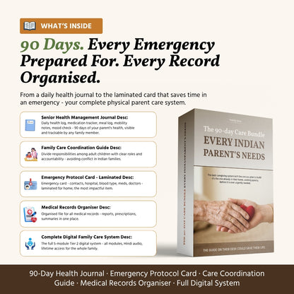 The 90-Day. Care Bundle Every Indian Parent Needs.