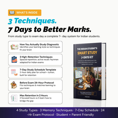 The Indian Student 7-Day Smart Study Starter Kit