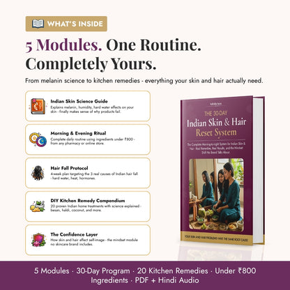 The 30-Day Indian Skin & Hair Reset System
