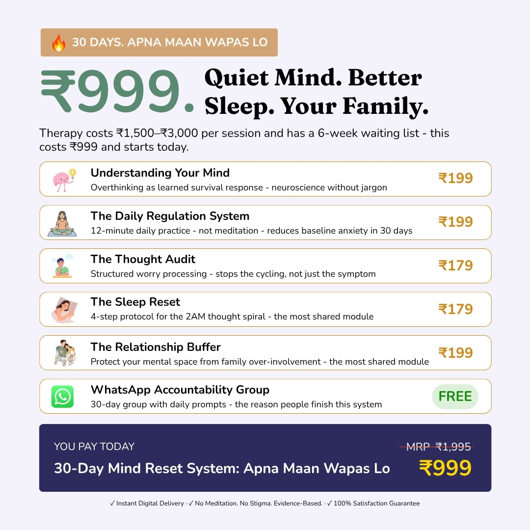 The 30-Day Mind Reset System Apna Maan Wapas Lo