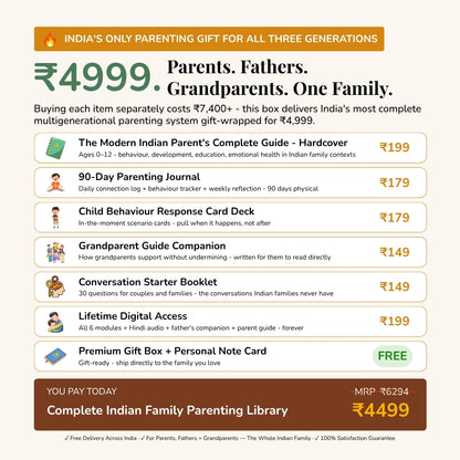 Complete Indian Family Parenting Guidance for all Generations Kids