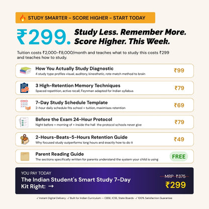 The Indian Student 7-Day Smart Study Starter Kit