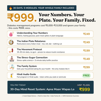 The 30-Day Indian Blood Sugar Blueprint